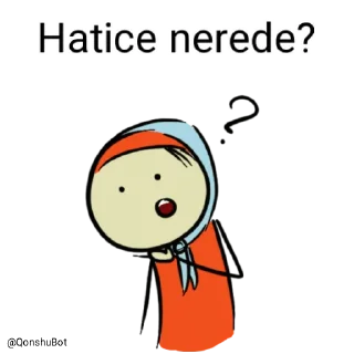 🤔 emoji Hatice @Qonshubot Telegram sticker 5 of 32