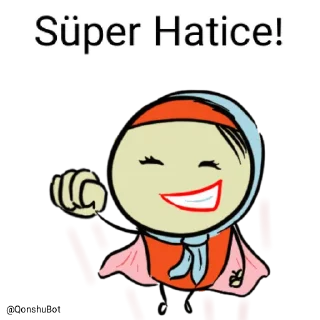 😎 emoji Hatice @Qonshubot Telegram sticker 6 of 32
