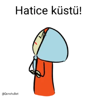 😒 emoji Hatice @Qonshubot Telegram sticker 13 of 32
