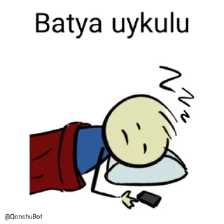 😴 emoji Batya @Qonshubot Telegram sticker 17 of 31