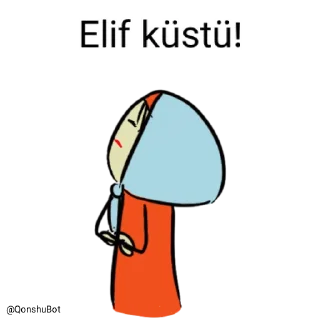 😒 emoji Elif @Qonshubot Telegram sticker 13 of 31