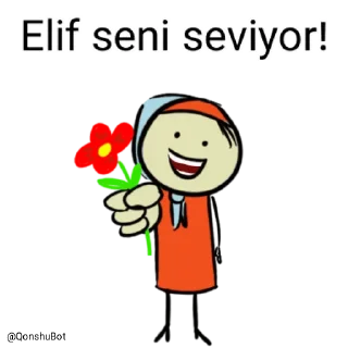 ❤️ emoji Elif @Qonshubot Telegram sticker 8 of 31