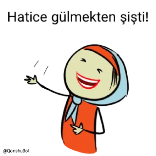 🤣 emoji Hatice @Qonshubot Telegram sticker 23 of 32