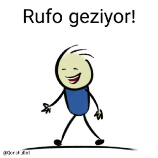 🚶‍♂️ emoji Rufo @Qonshubot Telegram sticker 10 of 31