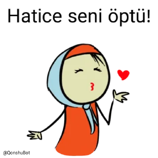 💋 emoji Hatice @Qonshubot Telegram sticker 19 of 32