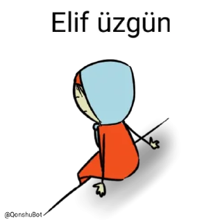 😓 emoji Elif @Qonshubot Telegram sticker 11 of 31