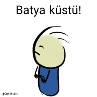 😒 emoji Batya @Qonshubot Telegram sticker 13 of 31