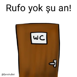🚽 emoji Rufo @Qonshubot Telegram sticker 22 of 31