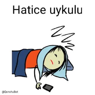 😴 emoji Hatice @Qonshubot Telegram sticker 17 of 32
