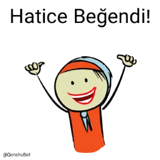 👍 emoji Hatice @Qonshubot Telegram sticker 20 of 32