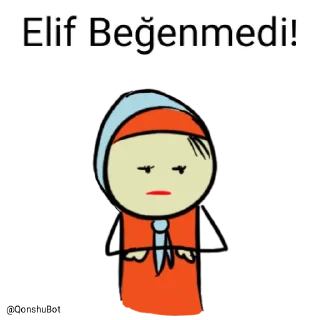 👎 emoji Elif @Qonshubot Telegram sticker 21 of 31
