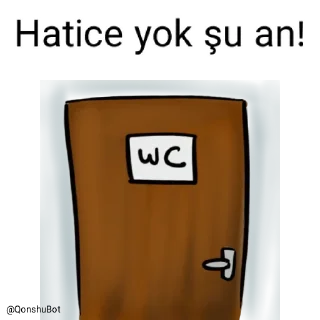 🚽 emoji Hatice @Qonshubot Telegram sticker 22 of 32