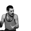 👨 emoji Freddie Mercury - Why Telegram sticker 1 of 46