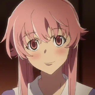 Sticker from Yuno Gasai @JustSomeBullshit