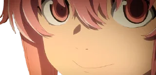 Sticker from Yuno Gasai @kamran_19