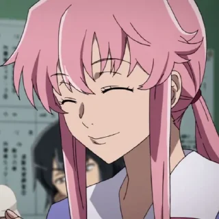 Sticker from Yuno Gasai @JustSomeBullshit