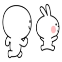 Sticker from Spoiled rabbit