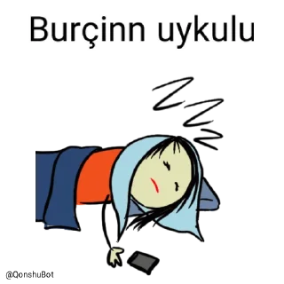 😴 emoji Burçinn @Qonshubot Telegram sticker 17 of 31