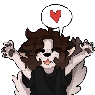 Sticker from furry!