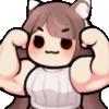 🤩 emoji ᑲr᥆ᥕᥒ᰻ᥱ ♡︎ @I1RRN Telegram sticker 24 of 72