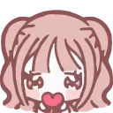 🥰 emoji ˗ˋʚ 𝑓𝑙𝑢𝑓𝑓𝑦 ♡︎ @I1RRN ɞˊ˗ Telegram sticker 9 of 35