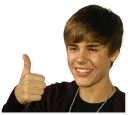 Sticker from Justin Bieber