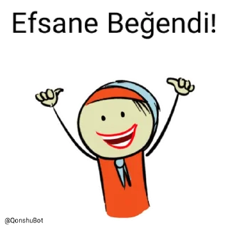 👍 emoji Efsane @Qonshubot Telegram sticker 20 of 31