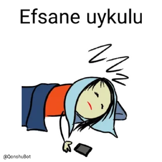 😴 emoji Efsane @Qonshubot Telegram sticker 17 of 31