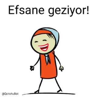 🚶‍♂️ emoji Efsane @Qonshubot Telegram sticker 10 of 31