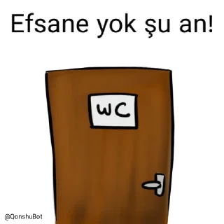 🚽 emoji Efsane @Qonshubot Telegram sticker 22 of 31