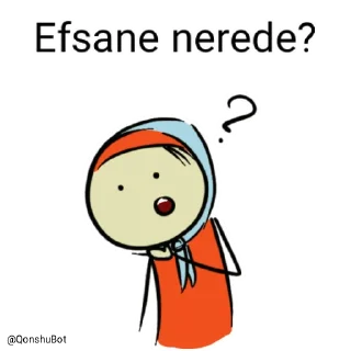 🤔 emoji Efsane @Qonshubot Telegram sticker 5 of 31