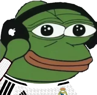 🎧 emoji Real Madrid 2024/25 by ⚪️[ @PepeAlireza ]⚪️ Telegram sticker 15 of 116