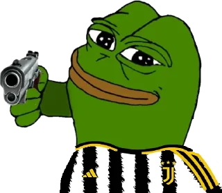 🔫 emoji Juventus 2023/24 by ⚪️[ @PepeAlireza ]⚫️ Telegram sticker 15 of 90