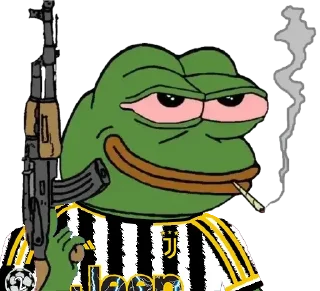 🔫 emoji Juventus 2023/24 by ⚪️[ @PepeAlireza ]⚫️ Telegram sticker 24 of 90