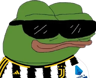 🕶 emoji Juventus 2023/24 by ⚪️[ @PepeAlireza ]⚫️ Telegram sticker 22 of 90