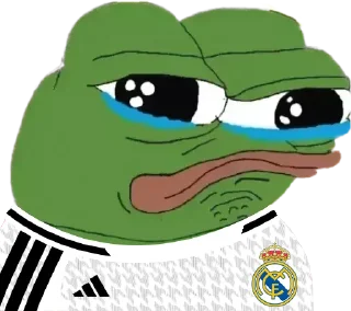 🥺 emoji Real Madrid 2024/25 by ⚪️[ @PepeAlireza ]⚪️ Telegram sticker 23 of 116