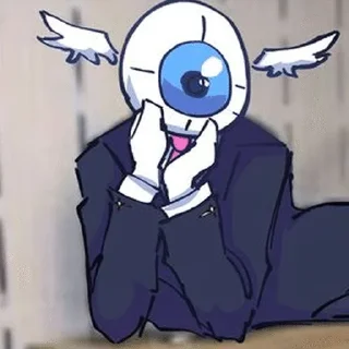 😏 emoji Eggchan 🪽 Telegram sticker 13 of 15