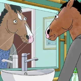 Sticker from @SameOldShit | BoJack Horseman