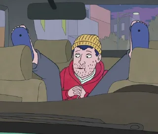 Sticker from BoJack Horseman