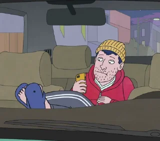 Sticker from BoJack Horseman