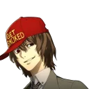🧢 emoji Goro Akechi Lord of Shitstickers Telegram sticker 13 of 120
