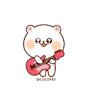❤️ emoji Baby TuaGom @BearCouple @MochaStickers Telegram sticker 7 of 7