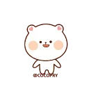 😝 emoji Baby TuaGom @BearCouple @MochaStickers Telegram sticker 6 of 7