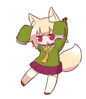 Sticker from Kemomimi-chan by @carlysticker