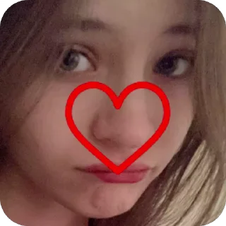 ❤ emoji Milena chat @valera_cool Telegram sticker 18 of 92