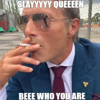 Sticker from slay