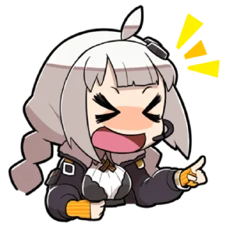 😆 emoji Kizuna Akari Telegram sticker 14 of 40