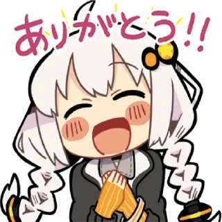 Sticker from Kizuna Akari by sameanko