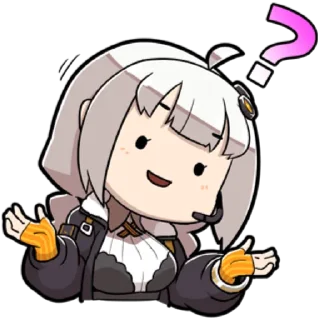 ❓ emoji Kizuna Akari Telegram sticker 8 of 40