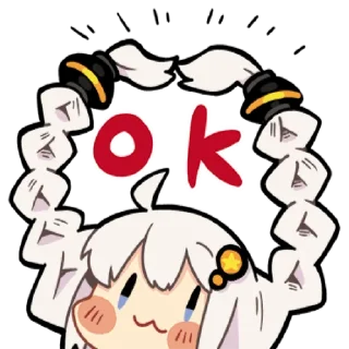 Sticker from Kizuna Akari by sameanko